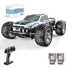 DEERC 9200E Large Hobby RC Cars, 48 KM/H 1:10 Scale Fast High Speed Remote Control Car for Adult Boy, 4WD 2.4GHz Off Road Monster RC Truck Toy All Terrain Racing,2 Batteries for 40 Min Play