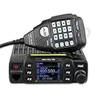 Retevis RT95 Radio Amateur, Bi-Bande Double Moniteur, 200 Canaux, 5W/15W/25W, CTCSS/DCS DTMF, 5Tone Écran, LCD Rotatif 180° Transceiver Radio Amateur Emetteur-Récepteur (1Pcs, Noir)