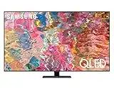 Samsung TV QLED QE65Q80BATXZT, Smart TV 65" Serie Q80B, QLED 4K UHD, Alexa e Google Assistant integrati, Carbon Silver, 2022, DVB-T2