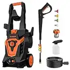 PowRyte Electric Pressure Washer, 5 Different Pressure Tips, Power Washer, 4000 PSI 2.6 GPM