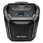 ECOXGEAR EcoBoulder+ GDI-EXBLD810 Rugged Waterproof Floating Portable Bluetooth Wireless 100 Watt Speaker and PA System (Gray)