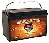 VMAX MR137-120 12V 120Ah AGM Deep Cycle Marine Battery for Minn Kota Terrova 55 12v 55lb Trolling Motor