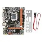 Desktop Computer Motherboard, DDR3 1066/1333/1600MHz LGA 1155 PC Main Board Support NVME+NGFF Dual Mode Hard Disk+SATA, 6‑Channel Sound Card