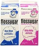 Cotton Candy Floss Sugar -2pk Cotton Candy Floss Sugar 2 Pack (Pink Vanilla and Blue) Brand Name Eco Craft Stix