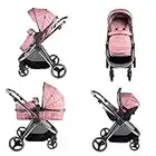 Red Kite Push Me Pace Travel System with 0+ Infant Carrier Car Seat (Blush/Pink) One Size, 1 Count (Pack of 1)