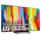 LG - Televisor 55 pulgadas (139 cm) 4K OLED evo, LG Smart TV webOS22, TV OLED, Procesador Inteligente 4K a9 Gen 5 IA, Compatible con HDR, HDR Dolby Vision y Dolby Atmos, TV para Gaming, OLED55C24LA