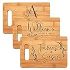Personalized Cutting Board, 11 Designs, 5 Wood Styles Cutting Board - Wedding Gifts for Couple, Housewarming Gifts, Personalized Gifts for Mom and Dad, Grandma Gifts, Engraved Kitchen Sign
