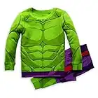 Marvel Hulk Costume PJ PALS for Boys, Size 10