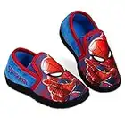 Marvel Spiderman Chaussons Enfant, Pantoufle Enfant, Chausson Enfant Garcon Super Heros (Rouge/Bleu, 32, numeric_32) 13UK