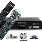 hd-line Echosat 20500 S Digitaler Satelliten HD Receiver (HDTV, DVB-S /DVB-S2, HDMI, AV, 2X USB 2.0, Full HD 1080p, Digital Audio Out) [Vorprogrammiert für Astra, Hotbird und Türksat]