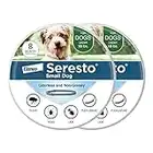 Seresto Small Dog Vet-Recommended Flea & Tick Treatment & Prevention Collar for Dogs Under 18 lbs. | 2-Pack