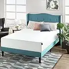 Zinus 12 Inch Green Tea Memory Foam Mattress / CertiPUR-US Certified / Bed-in-a-Box / Pressure Relieving, California King, White