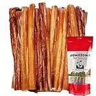 Downtown Pet Supply 6 inch Bully Sticks for Medium Dogs- Dog Dental Treats & Rawhide-Free Dog Chews- Dog Treats with Protein, Vitamins & Minerals- Grass-Fed Beef Sticks- Regular Thick- 5 Pack