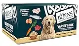 Burns Pet Natural Nutrition Adult & Senior Wet Dog Food Variety Box Chicken, Egg, Lamb & Fish, 150 g (Pack of 12)