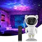 SWIFTVEIN LED-Sternenhimmel Projektor Astronaut, Galaxy Light mit Fernbedienung und Timer, Sternenprojektor Kinder und Erwachsene, Smart Star Projector Weiß, Sternlichtprojektor 228x120mm