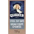 Quaker Quick Cook Steel Cut Oats, 709g