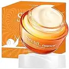 SNAILIA Crema Bava di Lumaca 97.5%, Acido Laluronico 100% PURA, Niacinamide e Vitamina C/E, Snail Mucin Skincare Coreana con Formula Naturale, Crema Notte Antirughe per Viso e Contorno Occhi (50g)