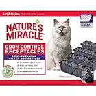 Nature's Miracle Receptáculos de control de olores 18 unidades, recambios para cajas de arena autolimpiantes, primera edición