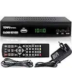 Tempo 4000 Decodeur TNT HD pour TV / Full HD Decodeurs TNT Peritel / HDMI Décodeur, Demodulateur, Recepteur, Boitier, Adaptateur HEVC, Tuner, Noir, tmp4000