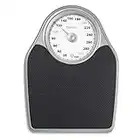 Thinner by Conair Bathroom Scale for Body Weight, Extra-Large Analog Scale Measures Weight Up to 330 Lbs in Black