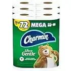 Charmin Ultra Gentle Toilet Paper, 18 Mega Rolls = 72 Regular Rolls, 6 Count (Pack of 3) - Packaging May Vary