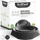 Bed Bug Interceptors – 12 Pack | Bed Bug Blocker (Pro) Interceptor Traps (Black) | Eco Friendly Insect Trap for Bed Legs | No Chemicals or Pesticides | Monitor, Detector, and Trap for Bed Bugs