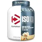 Dymatize ISO 100 Protein Powder with 25g of Hydrolyzed 100% Whey Isolate, Vanilla 5 Pound, Package may vary