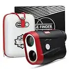 Golf Rangefinder, Anyork Laser Range Finder 6X, Rechargeable Hunting Range Finder 1500 Yards Magnetic Golf Cart Flag-Lock with Slope Adjustment, Continuous Scan-Tournament Legal Golf Distance Finder