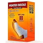 WORLD-BIO Disposable Insole Foot Warmers - Long Lasting Safe Natural Odorless Air Activated Warmers - Provide 8 Plus Hour Heating - 16 Pairs Value Pack