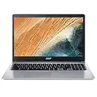 Acer Chromebook 315 CB315-3H-C417 Ordinateur Portable 15.6'' HD, PC Portable (Intel Celeron N4000, RAM 4Go, 32Go eMMC, Intel UHD Graphics, Chrome OS) - Clavier AZERTY (Français), Laptop Gris