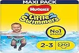 Huggies Little Swimmers Pannolini, Taglia 2-3 (3-8 kg), Confezione da 20 Pannolini