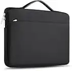 ZINZ Laptop Sleeve 15 15.6 16 Inch Case Briefcase, Compatible MacBook Pro 16 15.4 inch, Surface Book 2/1 15" Super Slim Spill-Resistant Handbag for Most Popular 15"-16" Notebooks, Black