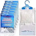 Nyxi Set of 6 Hanging Interior Wardrobe Dehumidifier - 230g Each Bag - Ideal to stop damp, mould mildew & condensation- For Wardrobe, Home, Kitchen, Garage, Bedroom, Caravan, Office, Basement etc