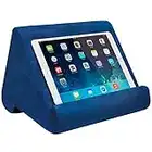 Ontel Pillow Pad Ultra Multi-Angle Soft Tablet Stand, Blue - Comfortable Angled Viewing for iPad, Tablets, Kindle, Smartphones, Books, Magazines, and More