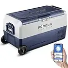 【Upgraded】BODEGACOOLER 12 Volt Car Refrigerator, Portable Freezer, Car Fridge Dual Zone WIFI APP Control, 38 Quart（36L）-4℉-68℉ RV Electric Compressor Cooler 12/24V DC and 100-240V AC for Outdoor, Travel, Camping