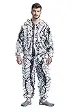 SUNRIS Ghillie Suit, White Snow Camo Gilly Suit for Men Winter Hunting Shooting