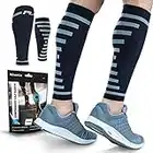 PowerLix Calf Compression Sleeve (Pair) – Supreme Shin Splint Sleeves for Men & Women – Perfect for Your Calves for Running, Ultimate Support for Leg Pain Relief and Recovery – 20-30 mmHg