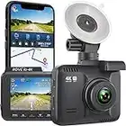 Rove R2-4K Dash Cam Built in WiFi GPS Car top Dashboard Camera Recorder with UHD 2160P, 2.4" LCD, 150° Wide Angle, WDR, Night Vision