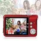 HD Mini Digital Camera for Kids Point and Shoot Digital Camera 1080P 18 MP 2.7 inch, Cheap Compact Vlogging Digital Cameras Pocket Camera for Photography Teens Beginners Adult Travel, Camping, Gifts