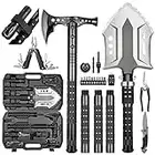 Camping Shovel Axe Outdoor Survival Shovel Set with High Carbon Steel Camping Gear for Men Outdoor Caming Hiking Backpacking Emergency