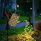 Fohil Lampada Annaffiatoio Solare Giardino,Luci Solari Esterno Impermeabile con Staffa con LED Catene Luminose Decorazioni Giardino per Cortile Terrazzo, Giardino,Balcone Passerella