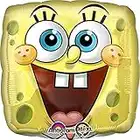 Anagram International Spongebob Square Face Foil Balloon Pack, Multicolor, 18 Inch