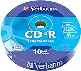 Verbatim CD-R 80MIN Datalife Protection, Confezione da 10