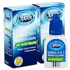 2x Optrex ActiDrops Collirio 2in1 Rinfrescante per Occhi Stanchi Lenitivo Rigenerante - 2 Flaconi da 10ml ognuno