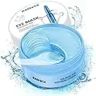 RABIOTA Under Eye Patches,30 pairs Hyaluronic Acid Anti-Aging Under Eye Mask, Collagen Under Eye Gel Pads for Dark Circles, Wrinkles, Fine Line, Puffiness (Blue)