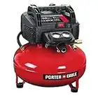 PORTER-CABLE Air Compressor, 6-Gallon, Pancake, Oil-Free (C2002)