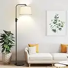 [Upgraded] Dimmable Floor Lamp, 1000 LM LED Edison Bulb Included, Arc Floor Lamps for Living Room Modern Standing Lamp, Tall Lamps for Living Room