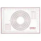 GWHOLE Tapete de Silicona para Amasar, 60 x 40 cm Antiadherente Alfombrilla Hornear Reutilizable Baking Mat para Repostería, Hornear, Pastelería, Resistente al Calor, Fácil de Limpiar