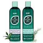 HASK TEA TREE OIL & ROSEMARY Invigorating Shampoo + Conditioner Set for All Hair Types, Color Safe, Gluten-Free, Sulfate-Free, Paraben-Free, Cruelty-Free - 1 Shampoo and 1 Conditioner