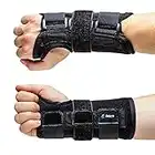 Karpaltunnel Handgelenkstütze mit Metallschiene-Stabilisator - Zur Linderung von Tendinitis Arthritis Schmerzen im Karpaltunnel - Kürzere Erholungszeit für Männer Frauen - Rechte Hand (L/XL)